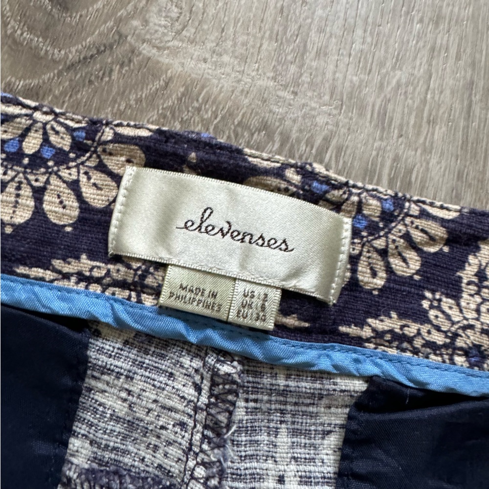 Elevenses Anthropologie Patterned Shorts - Picture 3 of 6